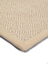 Diamond Jute & Cotton Woven Anti-Slip Strong Border Rug