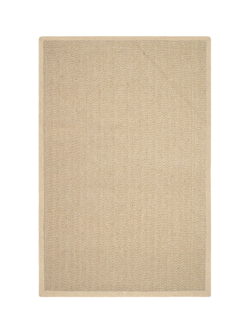 Chevron Jute & Cotton Woven Anti-Slip Strong Border Rug