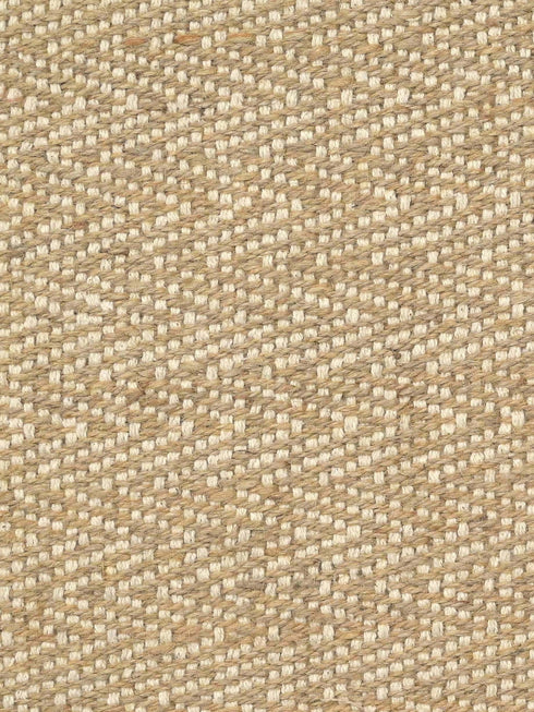 Chevron Jute & Cotton Woven Anti-Slip Strong Border Rug