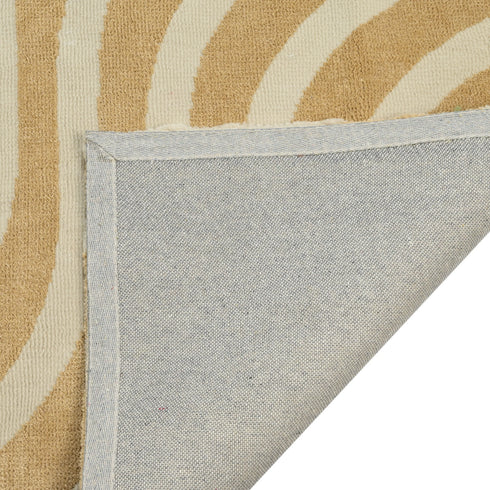 Epal Modern Wavy Line Pattern Carpet for Living, Drawing & Bedroom | Soft Polyester & olefin BCF Yarn Area Rug with Strong Backing (11mm Pile Height)