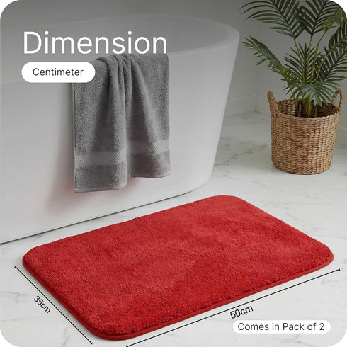 SOLID Soft Anti-Slip Bathmat | Simple Design with Quick Dry Texture