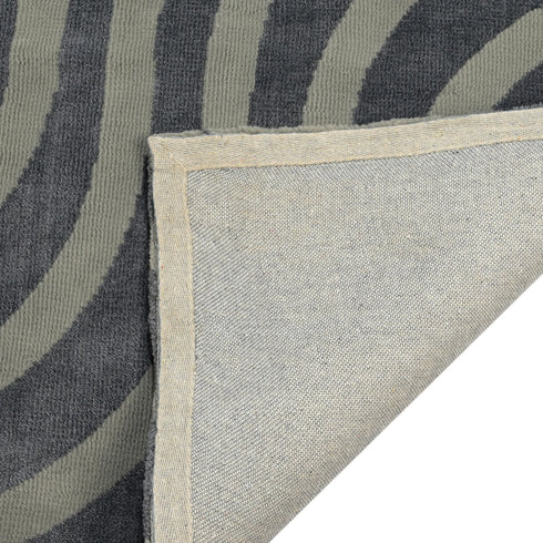 Epal Modern Wavy Line Pattern Carpet for Living, Drawing & Bedroom | Soft Polyester & olefin BCF Yarn Area Rug with Strong Backing (11mm Pile Height)