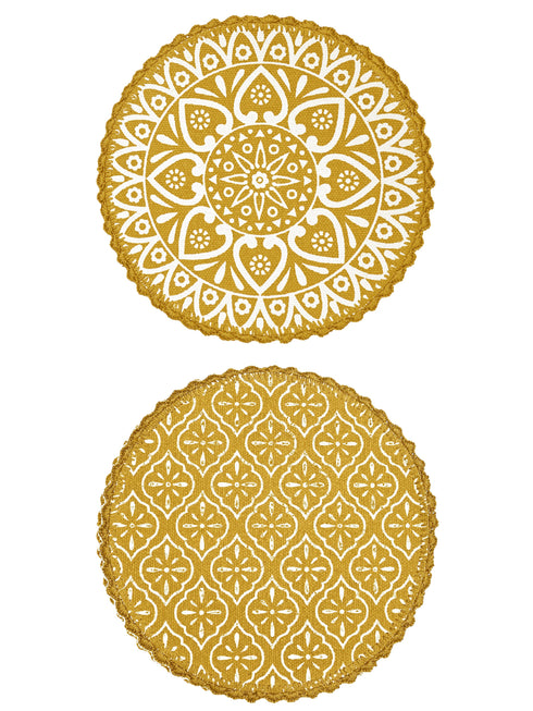 dining table mats 4 pieces with runner