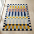 Franc Modern Geometric Multicolor Carpet for Living, Drawing & Bedroom | Soft Polyester BCF Area Rug with Strong Backing (11mm Pile Height)