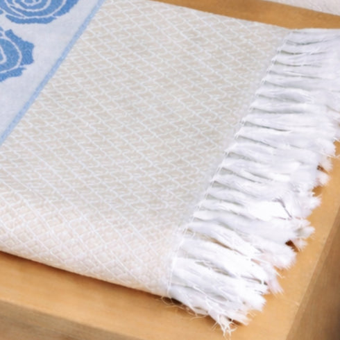 Rose Pure Cotton Bath & Hand Towel Set | Quick Dry Soft Towels | Bathing Kitchen Hand Towel Gym | Men & Women | Bathroom Accessories Set |
