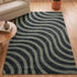 Epal Modern Wavy Line Pattern Carpet for Living, Drawing & Bedroom | Soft Polyester & olefin BCF Yarn Area Rug with Strong Backing (11mm Pile Height)