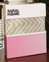 GIFT BOX | CHEVRON Beige Bedsheet-2 Pillow Covers | Cotton Bedsheet-Cover | For Gift & Daily Use