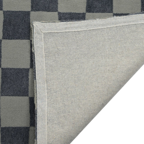 Cquare Check Pattern Carpet for Living, Drawing Room & Bedroom | Soft Polyester & olefin BCF Area Rug with Strong Durable Backing (11mm Pile Height)