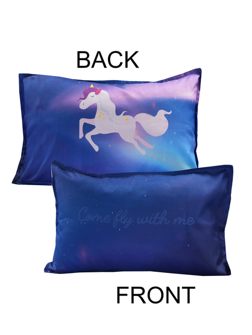 Buy Unicorn Cotton Single Size Bedcover 60