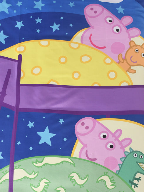 Peppa Pig Cotton Single Size Bedsheet 60x90 with 1 Pillow Cover 17''x 24'' Online