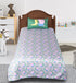 Saral Home Peppa Pig Cotton Single Size Bedsheet 60x90 with 1 Pillow Cover 17''x 24''
