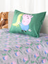 Buy Peppa Pig Cotton Single Size Bedsheet 60x90 with 1 Pillow Cover 17''x 24'' at price
