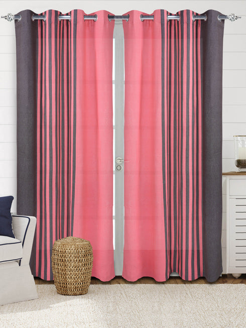 Affordable stripe blackout curtains availabe in India