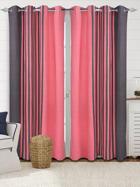 Best quality affordable stripe cotton blackout curtains