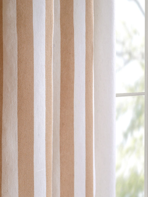 Shop premium stripe cotton Curtain at the price