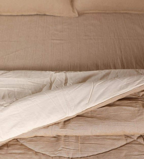 Buy 4 PC COMBO 1 Bedsheet90x100 +2 Pillow covers+ Quilts90x100 at price