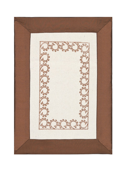 Grab Cotton Velvet Place Mat Set of 6 (34x45 cm) online at lowest price