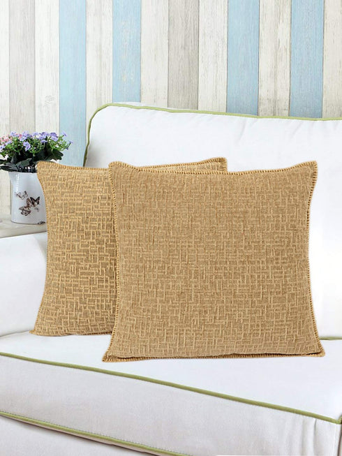 Chenille cushion covers