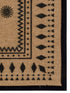 Buy Black Decorative Jute Printed Table Placemat Pack of 2 Pc, 33x45 Cms Online