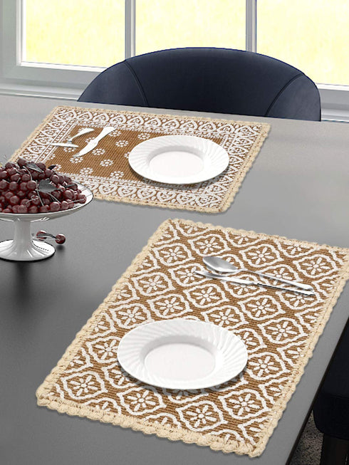 placemats for dining table set of 2