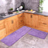Pack of 2 Kitchen Mats Purple