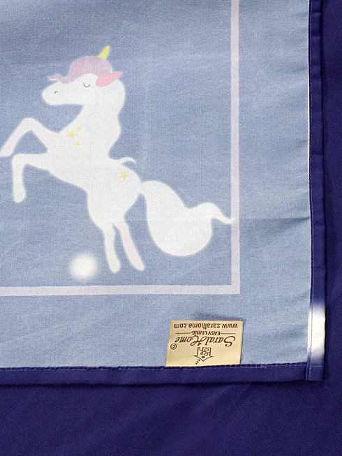 Unicorn Cotton Single Size Bedcover 60