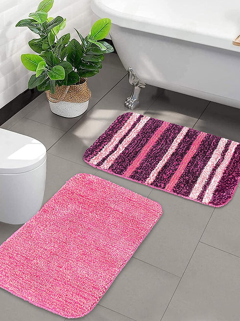 Blue bathmat set