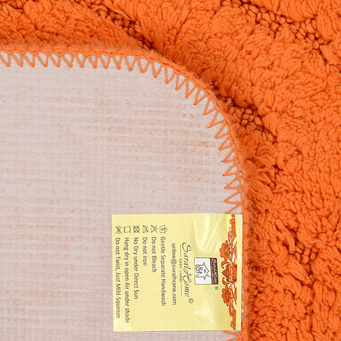 Stylish SOS-1294 Cotton Bathmat Set with Contour- (45x60 & 45x50cm) at Affordable Price