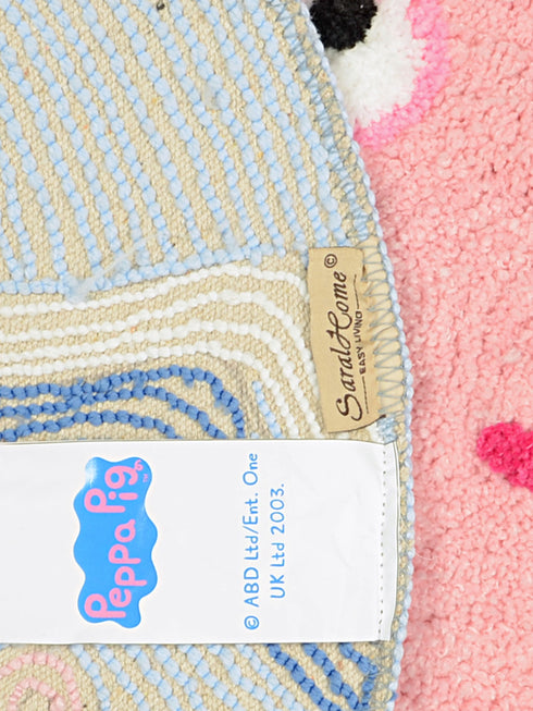 Buy Peppa Pig Shape Microfibre Kids mat Blue 60x60 CM