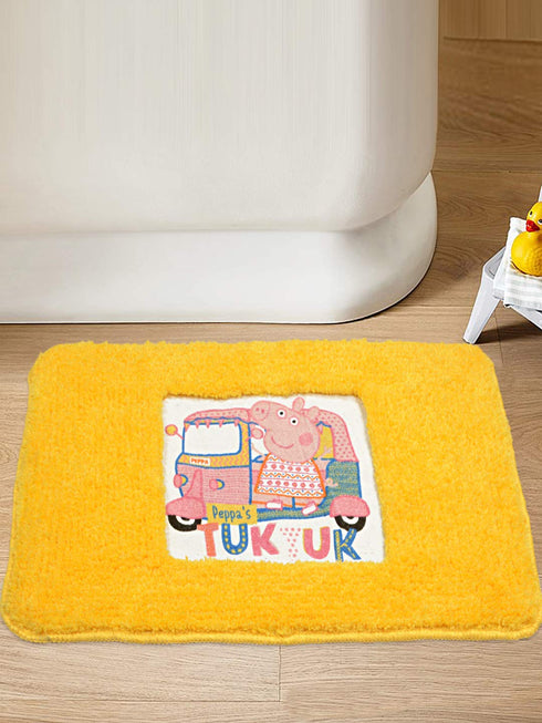 Buy Peppa Pig Soft Microfibre Kids Mat 40 X 60 CM YELLOW