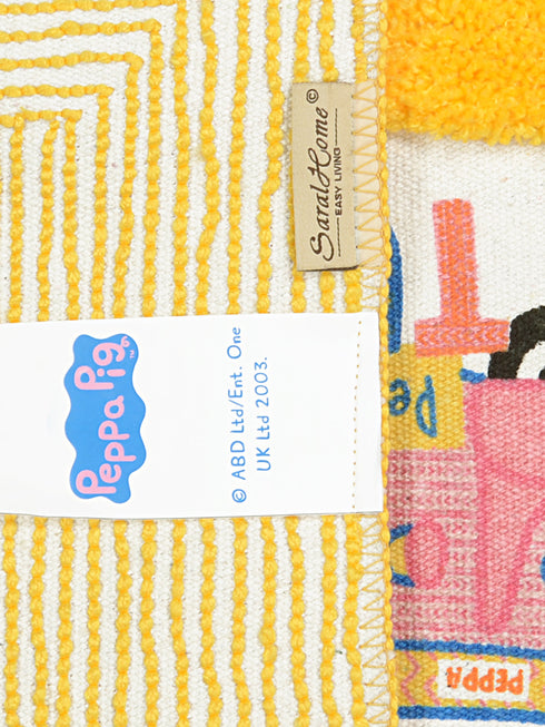 Buy Peppa Pig Soft Microfibre Kids Mat Yellow 40x60 CM