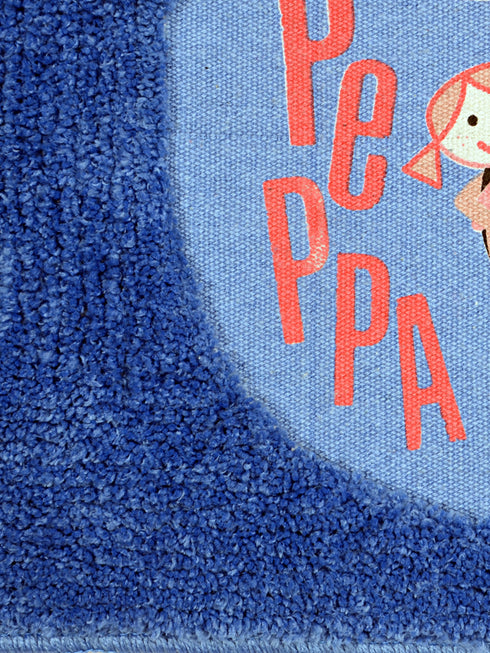Buy Peppa Pig Soft Microfibre Kids Mat Blue 40x60 CM