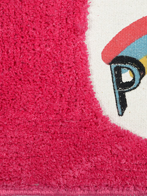 Peppa Pig Soft Microfibre Kids Mat Pink 40x60 CM