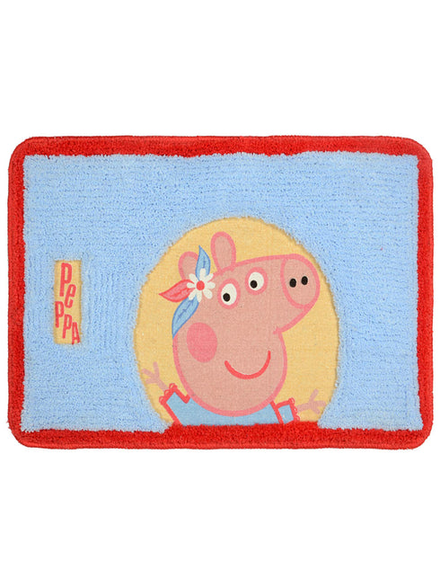 Saral Homes Peppa Pig Soft Microfibre Kids Mat 40 X 60 CM TURQUOISE