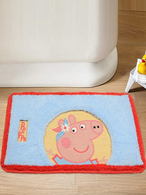 Buy Peppa Pig Soft Microfibre Kids Mat 40 X 60 CM TURQUOISE