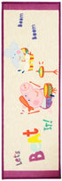 Peppa Pig Cartoon Character Polyester made Kids Runner Multi 45x120CM