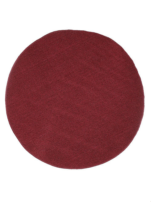 Green round bathmat