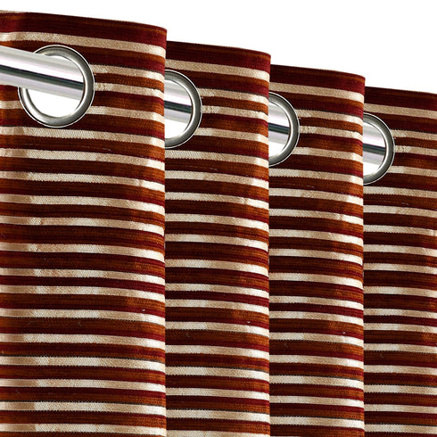 Golden Heavy Blackout Curtains