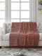 Saral Home Stripe Washable Sofa Cover/ Throw Multiple Size Available
