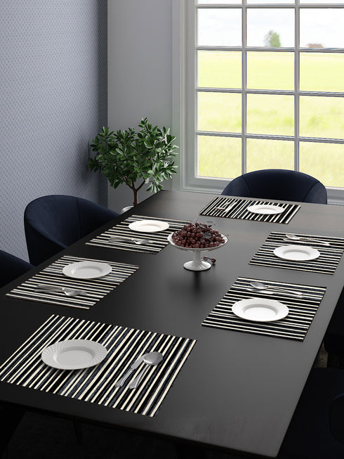 dining table mats 6 pieces with runner