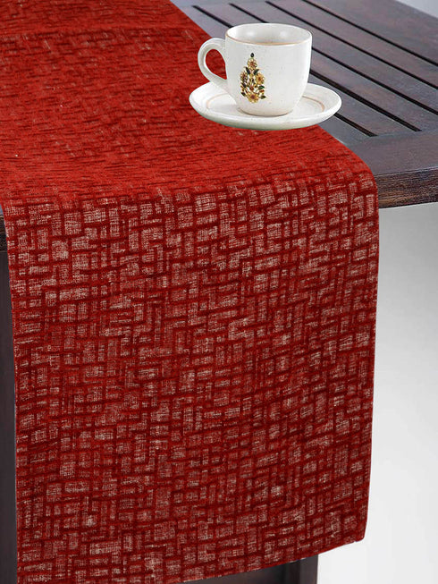 Purchase Unique Quality Viscose Dining Table Kitchen Placemats, 6 Mat -33x45cm, 1 Runner 33x120 cm (Set of 7). online