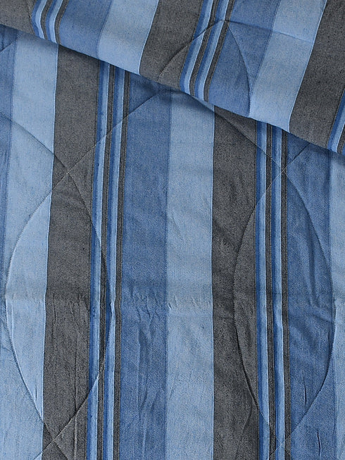 1 PC Joy Handmade Cotton Striped Queen Size Quilt Size 90x100 inch Online