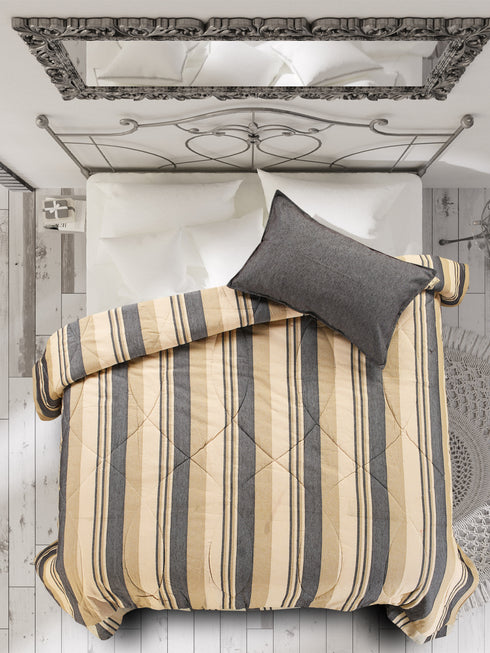 Buy 1 PC Joy Handmade Cotton Striped Queen Size Quilt Size 90x100 inch at price