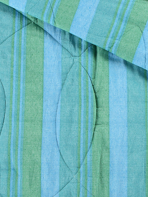 Premium 1 PC Joy Handmade Cotton Striped Queen Size Quilt (Size-90x100 inch) online