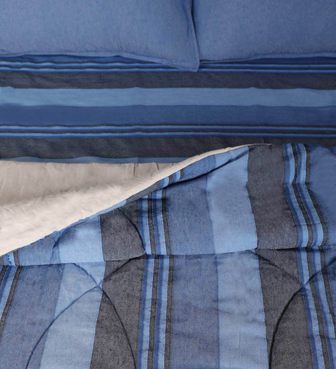 Buy 4 PC COMBO 1 Bedsheet90x100 +2 Pillow covers+ Quilts90x100 at price