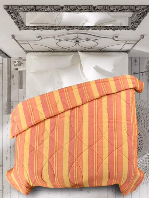 Stylish 1 PC Joy Handmade Cotton Striped Queen Size Quilt (Size-90x100 inch) online 2023