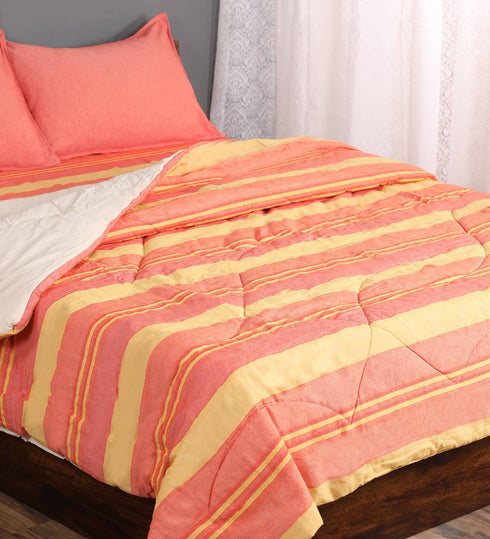 4 PC COMBO 1 Bedsheet90x100 +2 Pillow covers+ Quilts90x100 Online