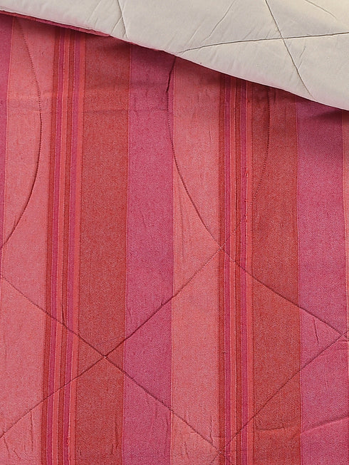 Buy Premium 1 PC Joy Handmade Cotton Striped Queen Size Quilt (Size-90x100 inch) Online