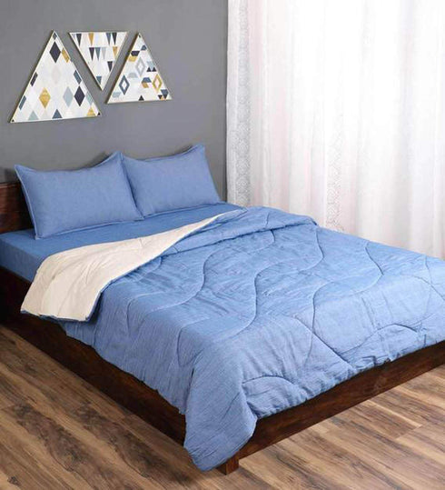 Shop for Stylish 1 PC Chawla Cotton Striped Queen Size Quilt (90