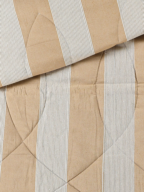 1 PC Bamboo Cotton Striped Queen Size Quilt 90